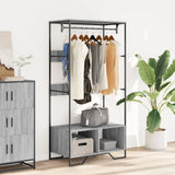 Vidaxl Wardrobe 90x50x180 cm Properted Wood Gray Sonoma Oak colored