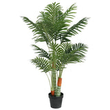 Vidaxl Art palm tree with 3 tribes 120 cm Polypropene green