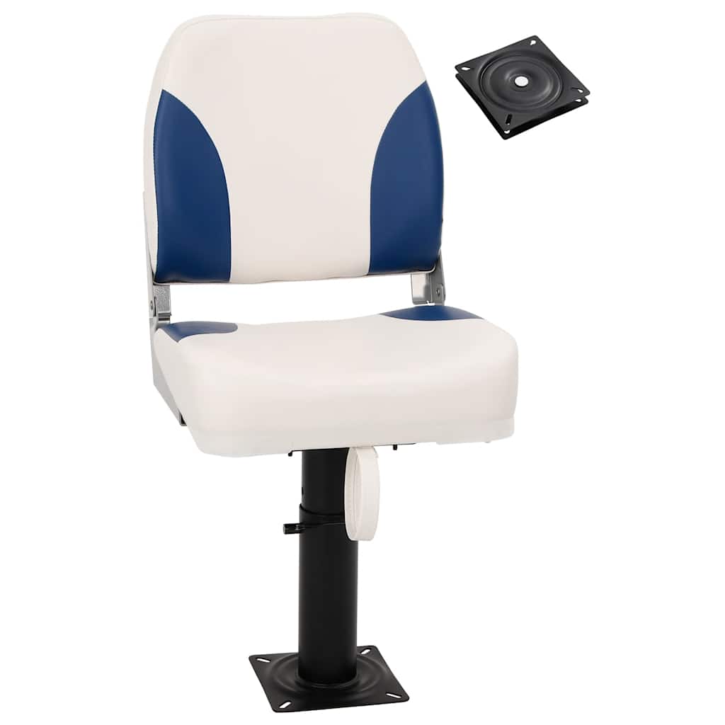 Vidaxl boat chair with leg height adjustable 360 ​​° rotatable