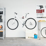 Vidaxl Fiets reparéieren Halter Klappbar Wall Montéierung rout a schwaarz Stol