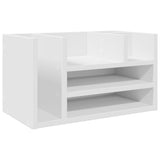 VidaXL Bureau Organizer 44.5x24x25 cm Processed Wood White