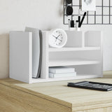 VidaXL Bureau Organizer 44.5x24x25 cm Processed Wood White