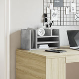 VidaXL Bureau Organizer 44.5x24x25 cm Processed wood Betongrijs