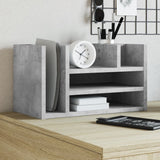 VidaXL Bureau Organizer 44.5x24x25 cm Processed wood Betongrijs
