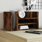 VidaXL Bureau Organizer 44.5x24x25 cm processed wood Smoked oak color