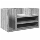 VidaXL Bureau Organizer 44.5x24x25 cm Processed Wood Gray Sonoma Oak