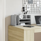 VidaXL Bureau Organizer 44.5x24x25 cm Processed Wood Gray Sonoma Oak