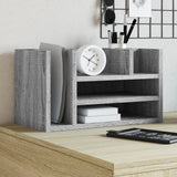 VidaXL Bureau Organizer 44.5x24x25 cm Processed Wood Gray Sonoma Oak