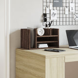 VidaXL Bureau Organizer 44.5x24x25 cm processed wood brown oak color