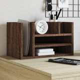VidaXL Bureau Organizer 44.5x24x25 cm processed wood brown oak color