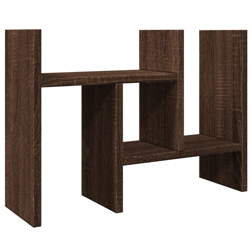 Organisateur du Bureau Vidaxl 34.5x15.5x35,5 cm Couleur de chêne marron en bois