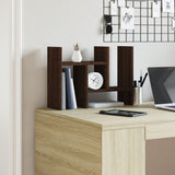 Organisateur du Bureau Vidaxl 34.5x15.5x35,5 cm Couleur de chêne marron en bois