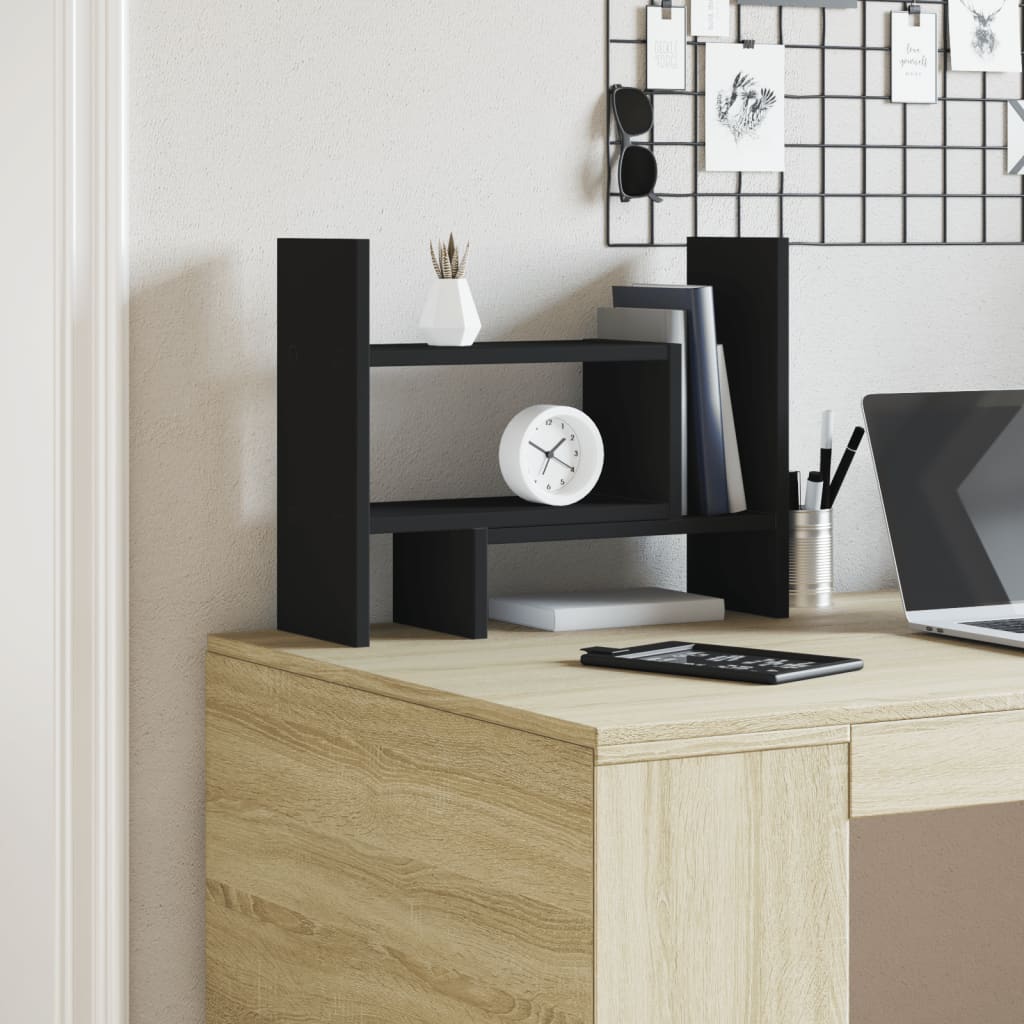 Vidaxl Bureau Occasioun 38.5x17X39 CM verschafft Holz schwaarz