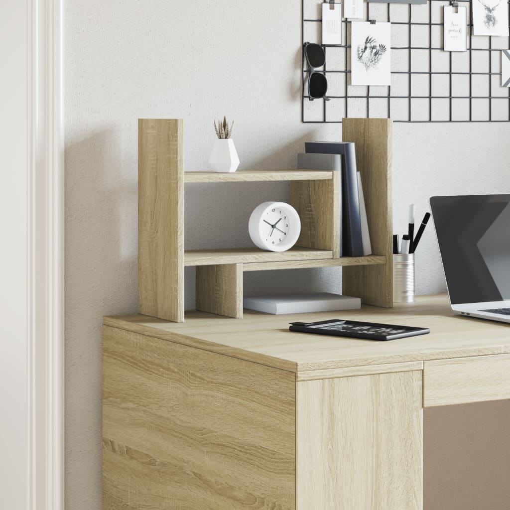 VidaXL Bureau Organizer 38.5x17x39 cm Processed Wood Sonoma Oak colored
