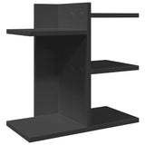 Vidaxl Bureau Organer 42x21.5x42 CM verschafft Holz schwaarz