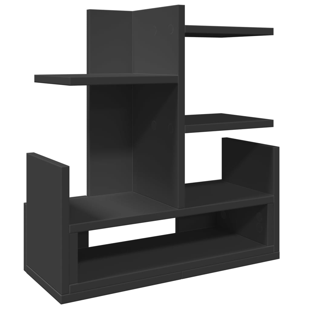 VidaXL Bureau Organizer 49x20x52.5 cm Processed Wood Black