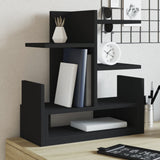 VidaXL Bureau Organizer 49x20x52.5 cm Processed Wood Black
