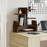 Organizátor Vidaxl Bureau 49x20x52,5 cm Zpracované dřevo uzenou dubovou barvu