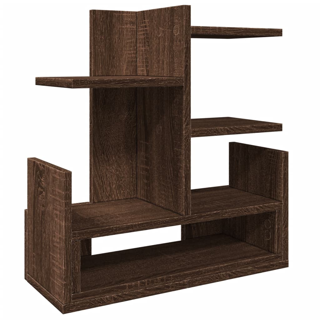 VidaXL Bureau Organizer 49x20x52.5 cm processed wood brown oak colored