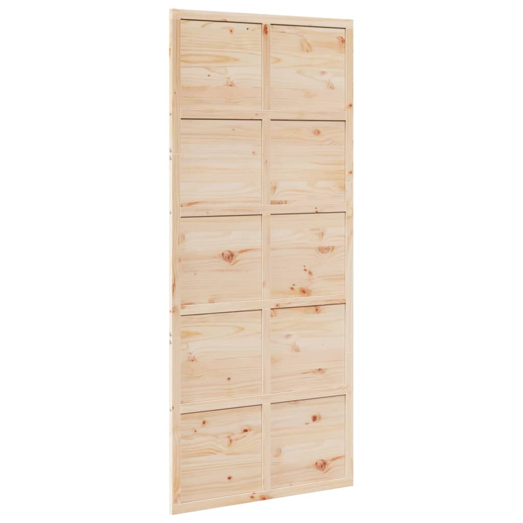 Vidaxl posuvné dveře 90x208 cm pevná borovice