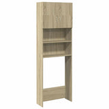 Vidaxl washing machine cupboard 64x25.5x190 cm Processed wood sonoma oak -colored