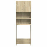 Vidaxl washing machine cupboard 64x25.5x190 cm Processed wood sonoma oak -colored