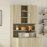 Vidaxl washing machine cupboard 70.5x24x90 cm Sonoma oak -colored