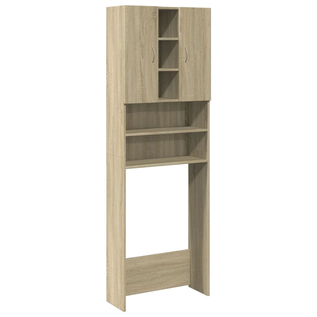 Vidaxl washing machine cabinet 64x25.5x190 cm Sonoma oak -colored