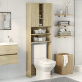 Vidaxl washing machine cabinet 64x25.5x190 cm Sonoma oak -colored