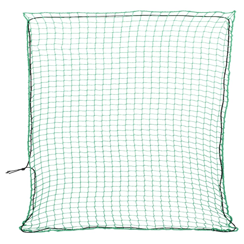 VIDAXL -Anhänger -Netzwerk elastisches Seil 4x4 m Polypropengrün