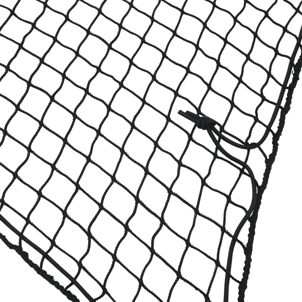 Vidaxl Trailer Netzwierklost-Rope 2.2x1.5 m Polroprope schwaarz