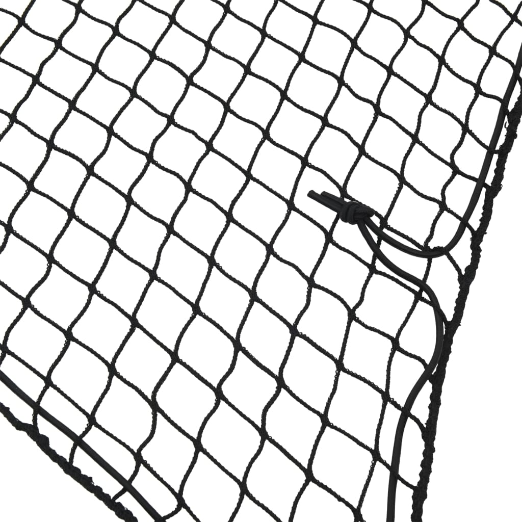 Vidaxl Trailer Network Elastic Rope 3x2,5 m polypropen svart