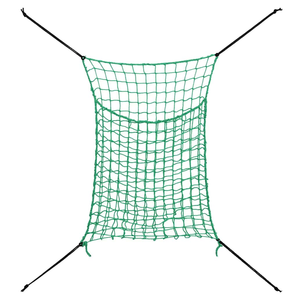 Vidaxl Hooinets 2 PCs 90x60 cm rechteckiger Polypropengrün