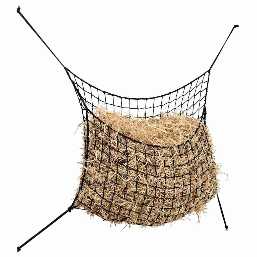 Vidaxl Hooinets 2 ST 200x120 cm rechteckiger Polypropenschwarz
