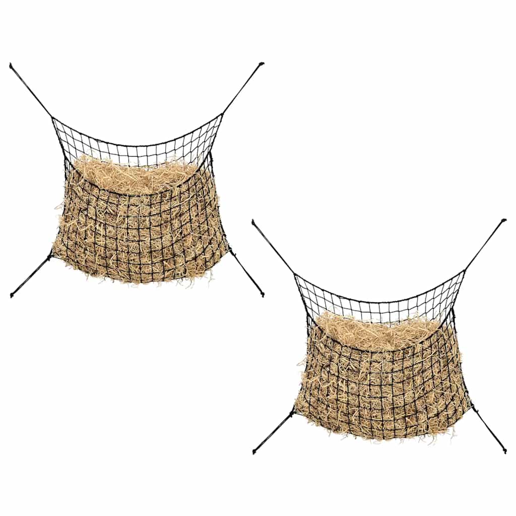 Vidaxl hooinets 2 ks 75x50 cm Obdélníkový polypropen černá