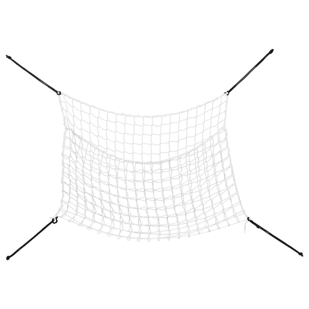 Vidaxl hooinets 2 ks 90x60 cm obdélníkový polypropen bílý