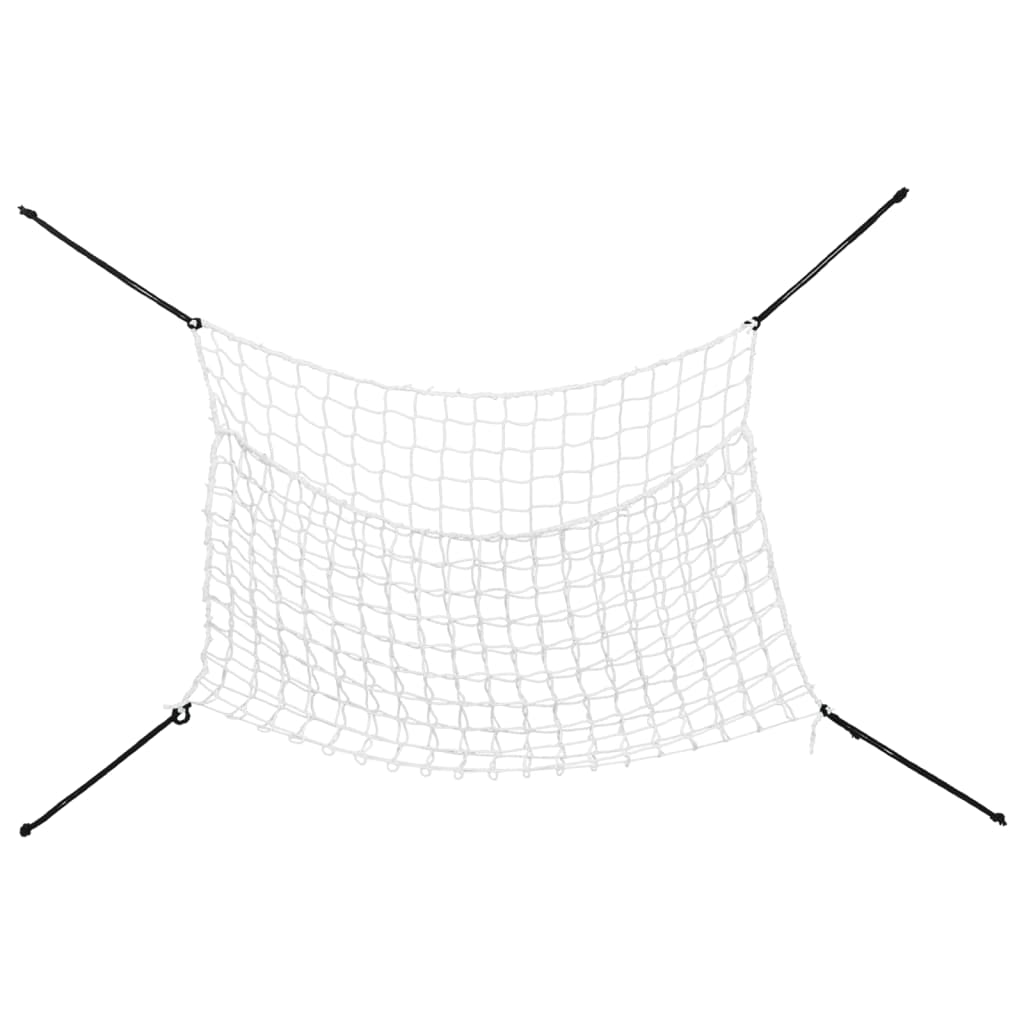 Vidaxl hooinets 2 st 150x90 cm obdélníkový polypropen bílý