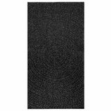 Vidaxl Teppich Zizur Innen und außerhalb von 80x150 cm Jute -Anthrazit