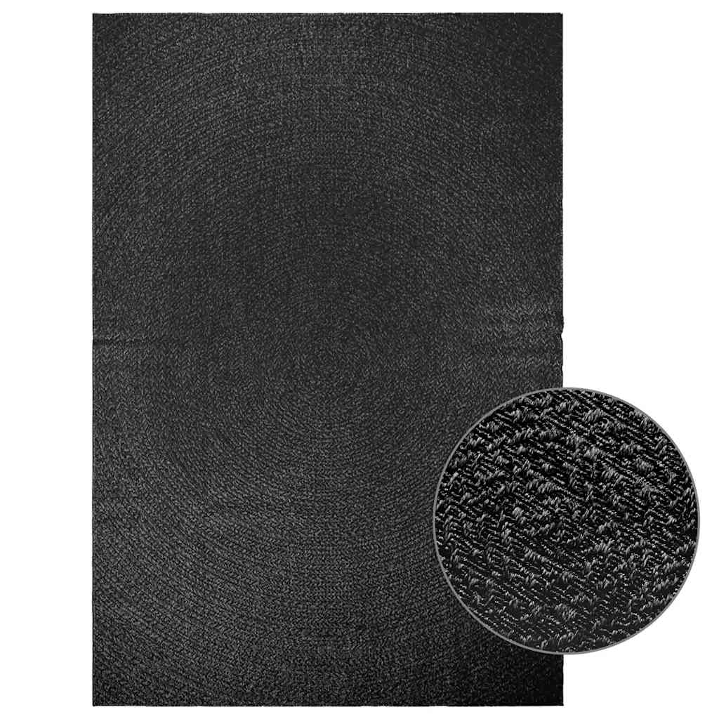 Vidaxl Rug Zizur Inside and Outside 200x290cm Ittito Antracite