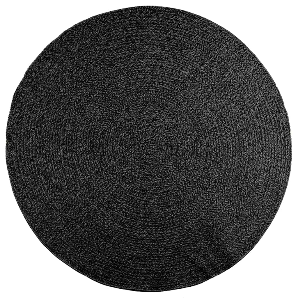 Vidaxl Rug Zizur Inside and Out Ø 200 cm Iiuta Antracite