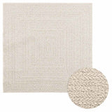 Vidaxl Rug Zizur Room all'interno e all'esterno di 120x120 cm look da iuta