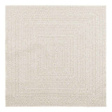Vidaxl Rug Zizur Room all'interno e all'esterno di 120x120 cm look da iuta