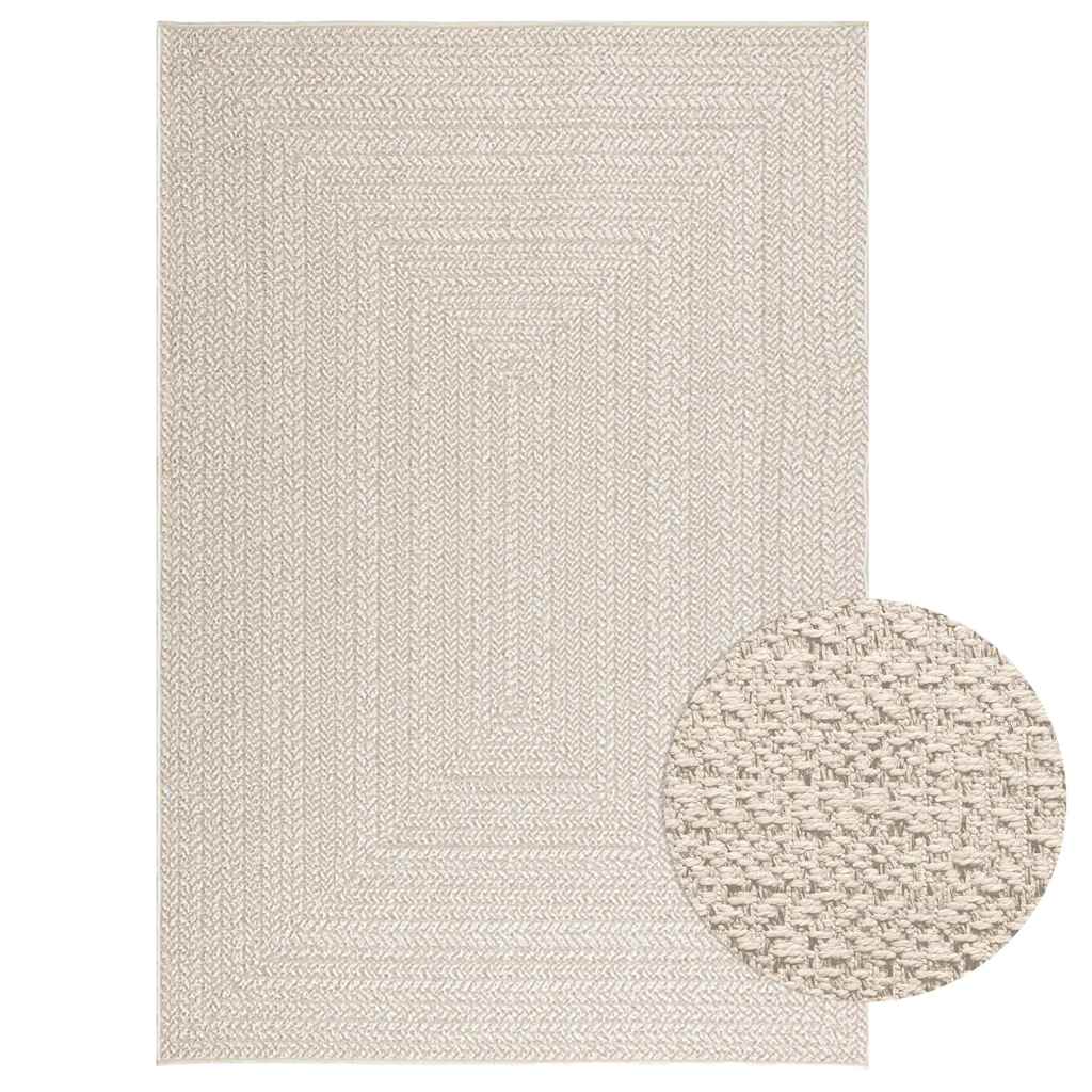 Vidaxl Rug Zizur Room Uvnitř a vně 140x200 cm juta vzhledu