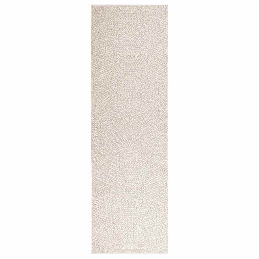 Vidaxl preproga Zizur soba znotraj in zunaj 80x250 cm jute videz