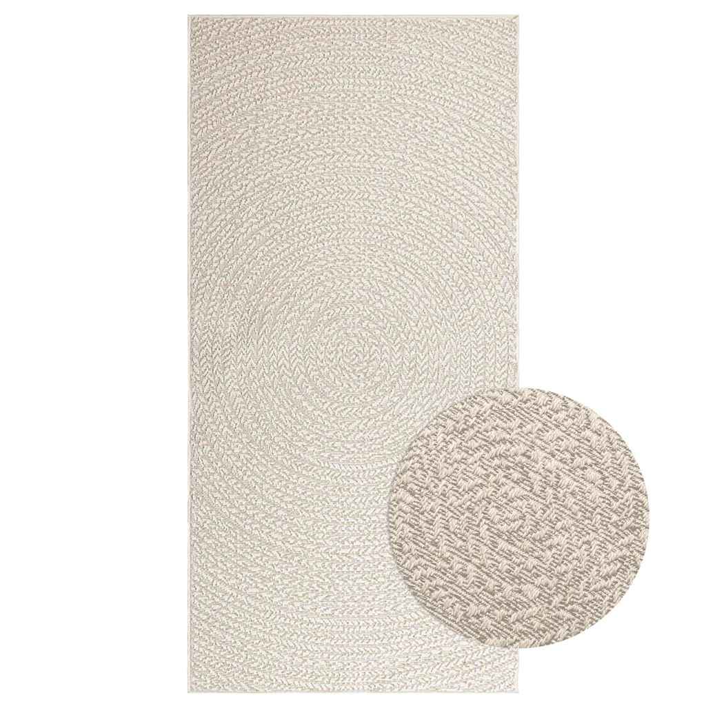 Vidaxl preproga Zizur soba znotraj in zunaj 100x200 cm jute videz