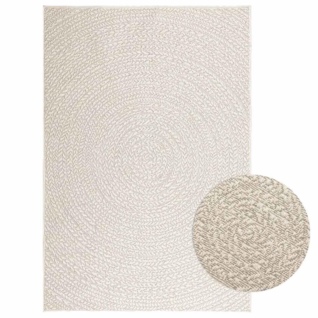 Vidaxl Rug Zizur Room inde og uden for 120x170 cm jute look