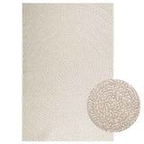 Vidaxl rug Zizur Room inside and outside 140x200 cm jute look