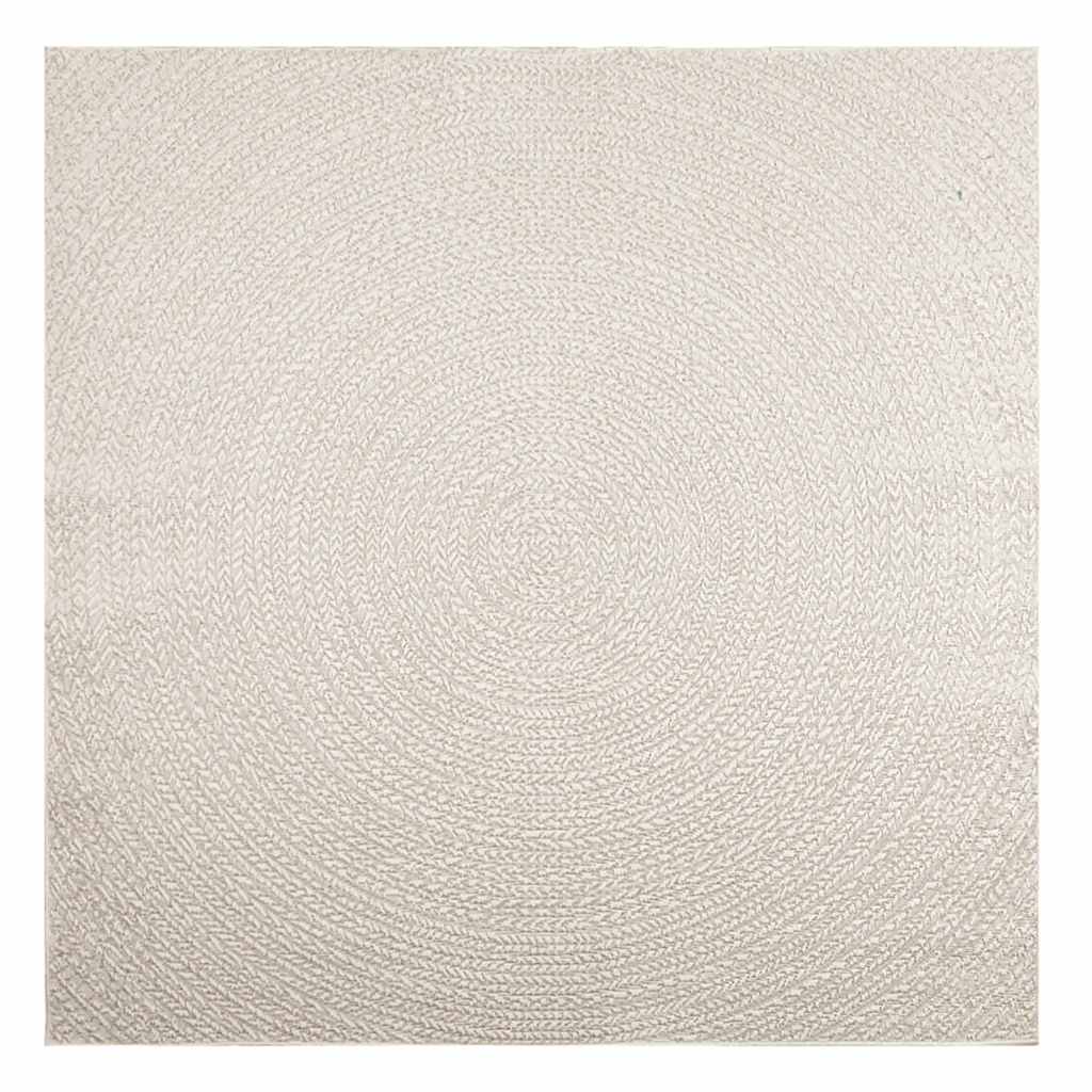 Vidaxl rug Zizur Room inside and outside 200x200 cm jute look