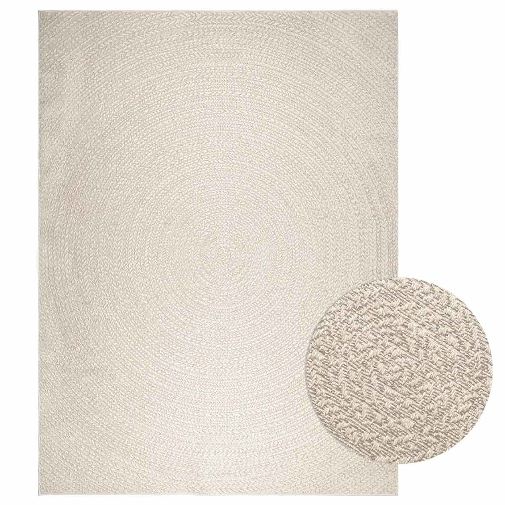 Vidaxl rug Zizur Room Inside and outside 240x340 cm Jute look