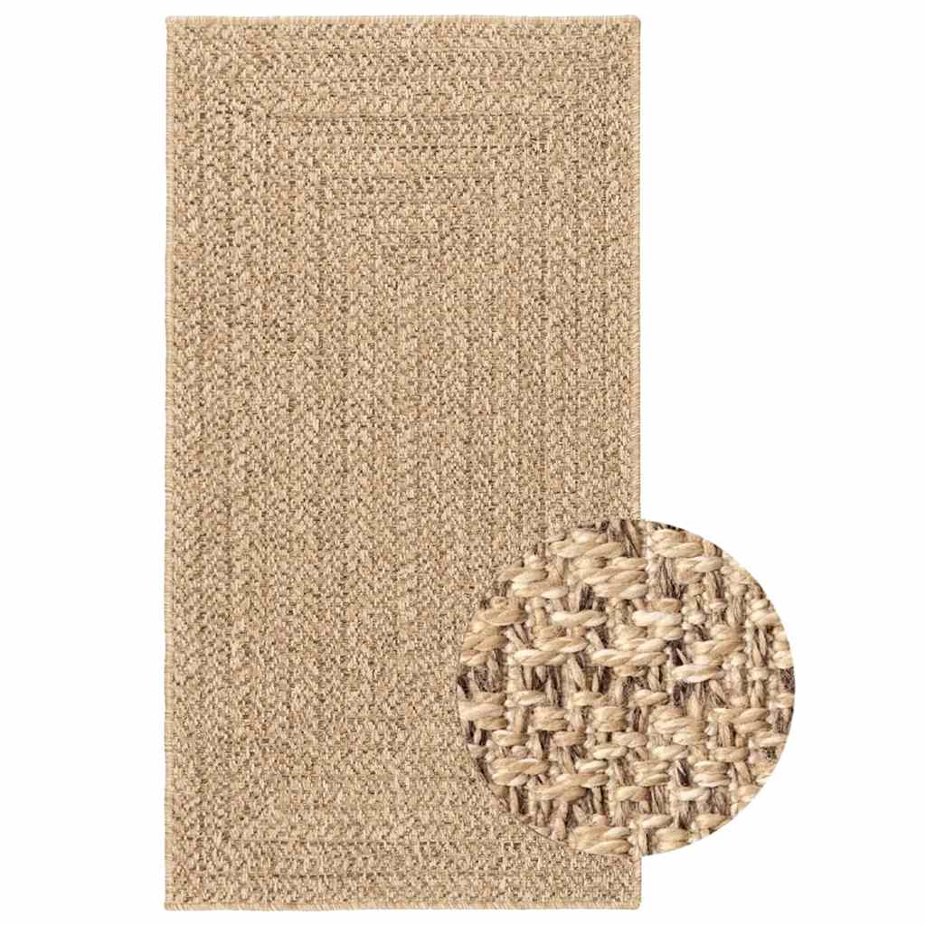Vidaxl rug Zizur Beige Inside and outside 80x150 cm Jute look